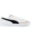Puma Basket 90680 White Leather Sneakers