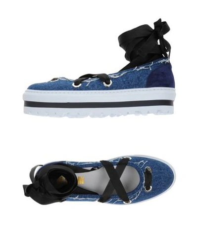Msgm Sneakers In Blue