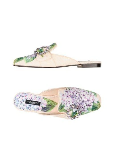 Dolce & Gabbana Sandals In Light Purple
