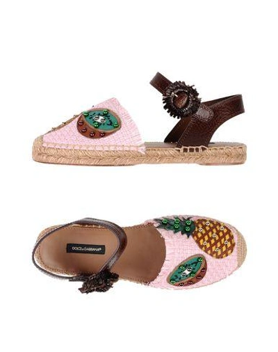 Dolce & Gabbana Sandals In Pink