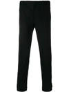 Prada Cropped Tailored Trousers In Black