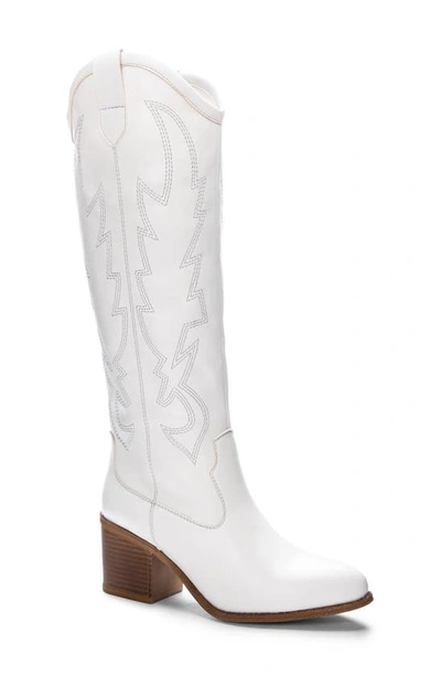 Dirty Laundry Upwind Western Boot In White