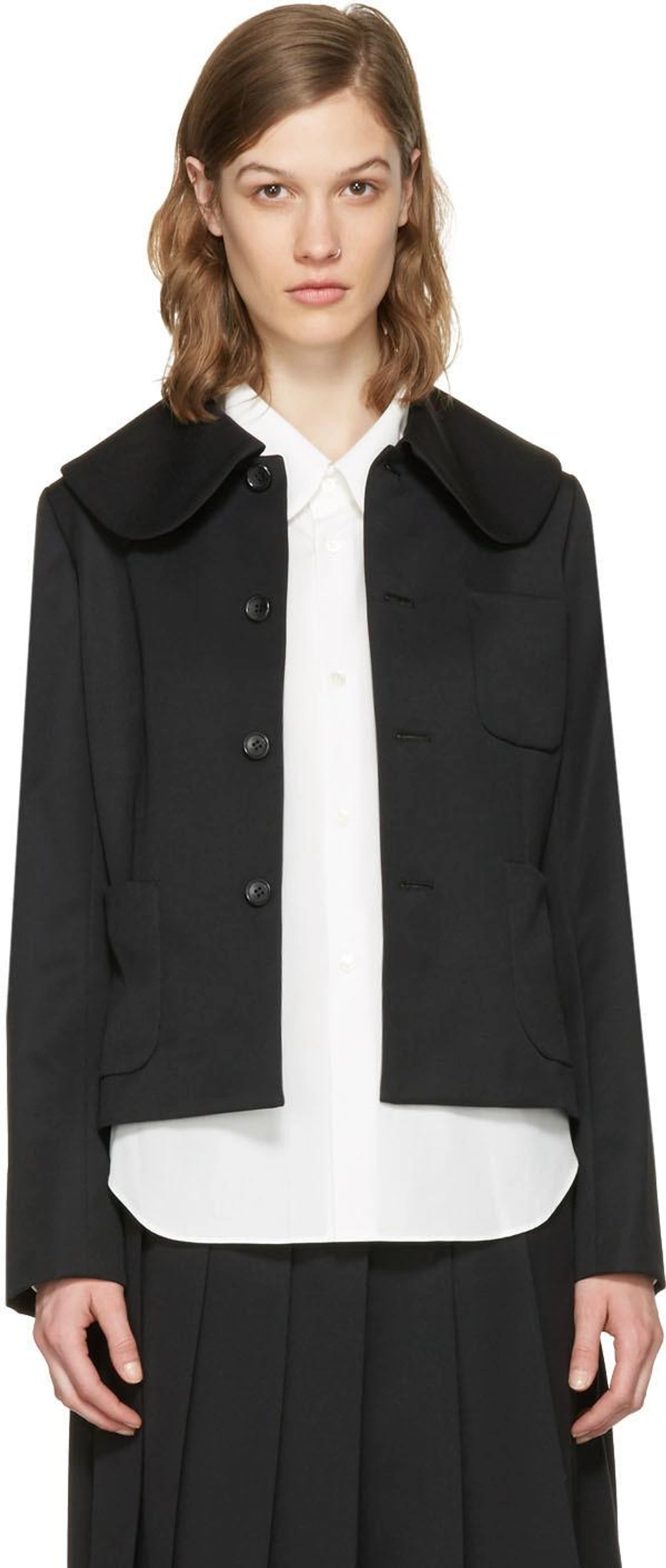 COMME des GARÇONS GIRL ウールジャケット Comme Des Garçons Girl ウール ジャケット | ブラック