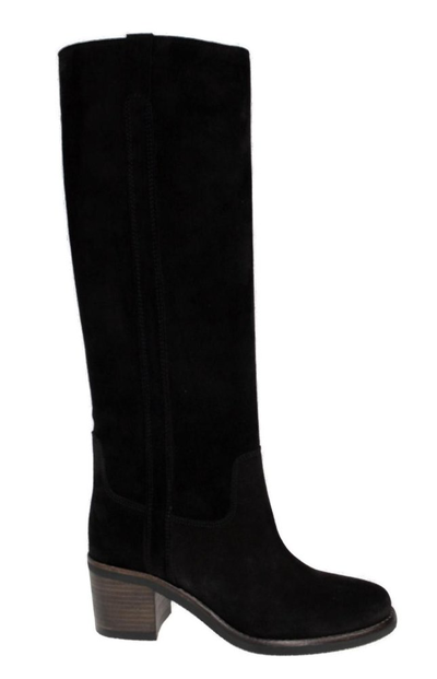Isabel Marant 55mm Knee-high Suede Boots In Black