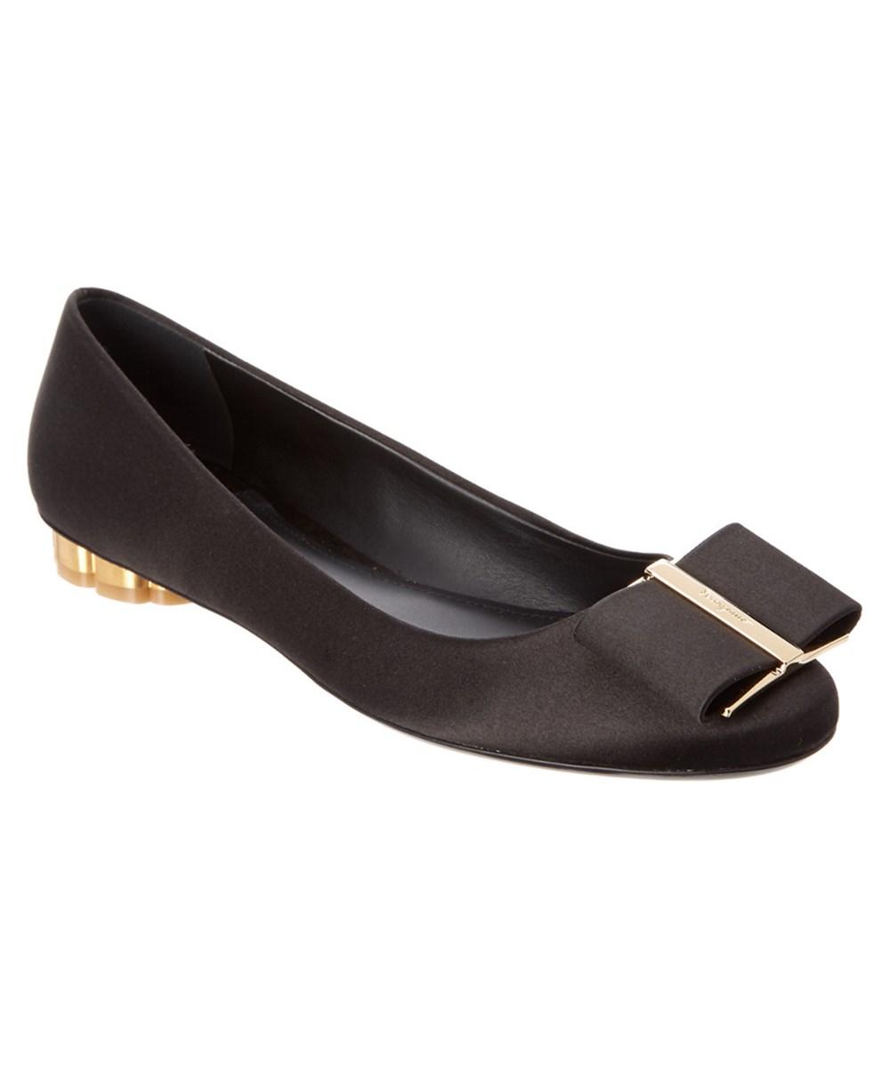 salvatore ferragamo satin pumps