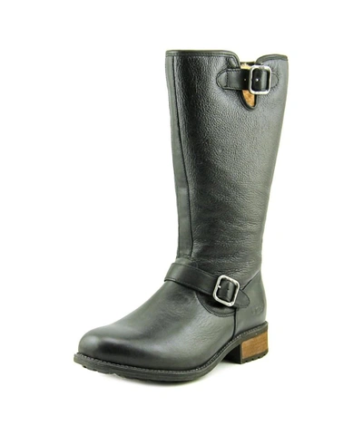Ugg Australia Chancery Women Leather Brown Motorcycle Boot | ModeSens