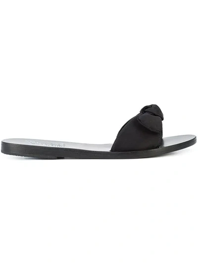 Ancient Greek Sandals Alki Slip-on Sandals In Black