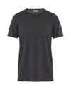 Etro Crew-neck Linen-jersey T-shirt In Charcoal