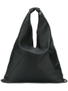 Mm6 Maison Margiela Oversized Tote Bag In Black