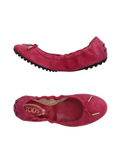 Tod's Ballet Flats In Pink