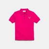 Coach Essentials Polo In Pink - Size S In Fuschia