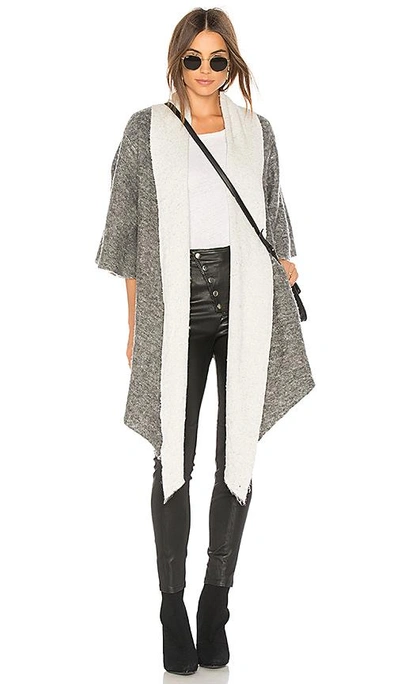 Nsf Abasi Cardigan In Gray