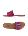 Love Moschino Sandals In Purple