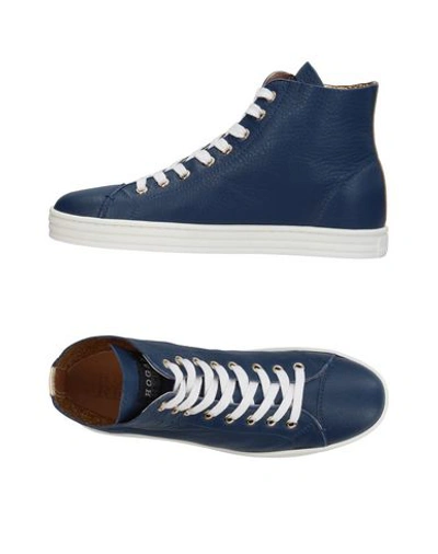 Hogan Rebel Sneakers In Dark Blue