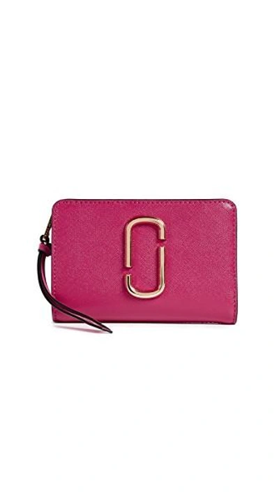 Marc Jacobs Snapshot Compact Wallet In Hibiscus Multi