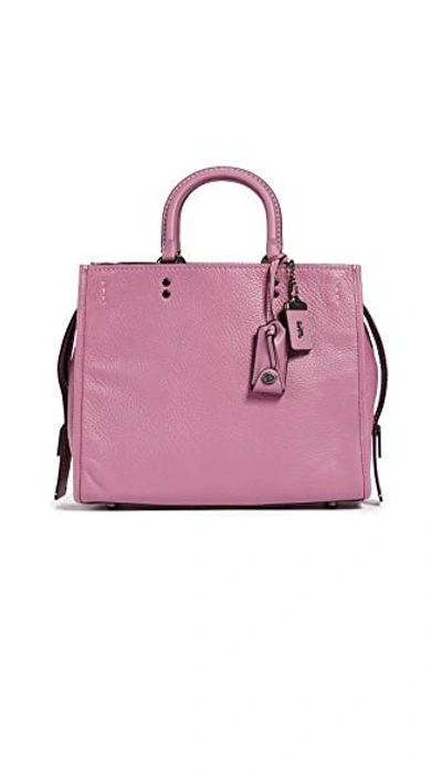 Coach 1941 Rogue Pebble Leather Bag In Primrose