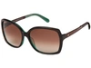 Kate Spade 'darrilyn' 58mm Butterfly Sunglasses - Brown Horn/ Jade