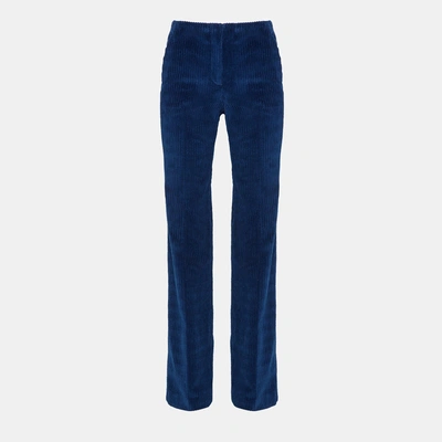 Theory Demitria Stretch-cotton Codurory Flared Pants