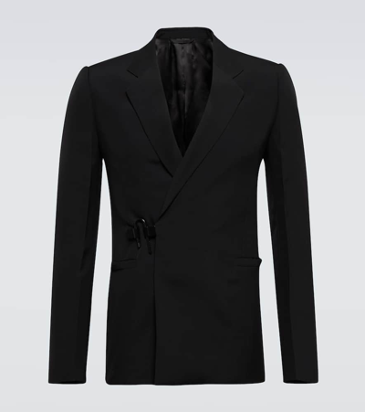 Givenchy U-lock Wool-twill Suit Jacket In Black