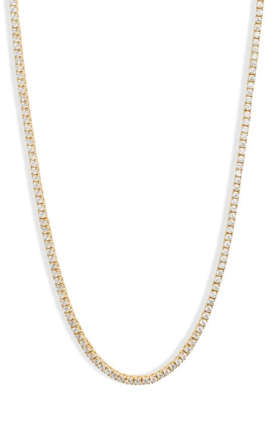 Shymi Classic Tennis Necklace In Gold