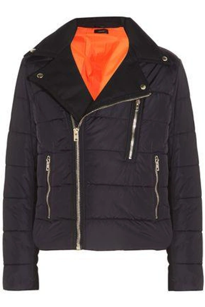 Joseph Woman Darlington Quilted Twill-paneled Shell Jacket Navy