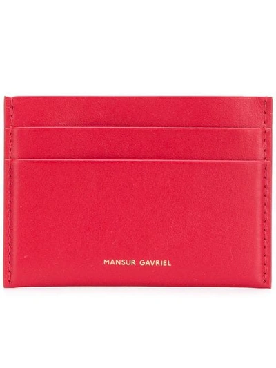 Mansur Gavriel Red Credit Card Holder
