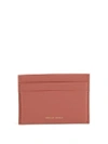 Mansur Gavriel Leather Cardholder In Light Pink