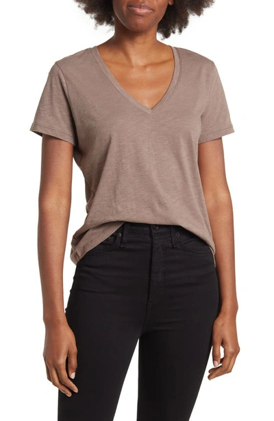 Madewell V-neck Short Sleeve T-shirt In Castle Rock