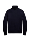 Ralph Lauren Purple Label Cashmere Rollneck Sweater In Classic Navy