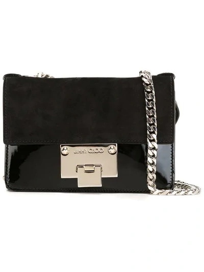 Jimmy Choo 'rebel Mini' Suede Crossbody Bag In Black ModeSens