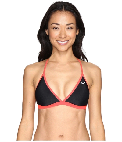 Nike Core Solids T-back Training Bikini Top In Black | ModeSens