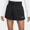 Nike Women's  Sportswear Phoenix Fleece High-waisted Loose Shorts In Black