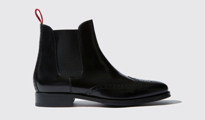 Scarosso Dario Boots In Black Calf