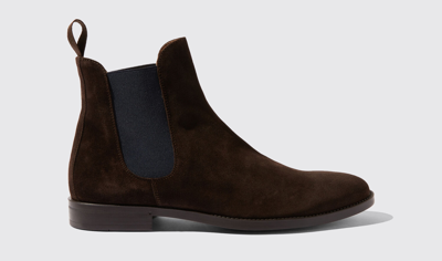 Scarosso Giacomo Boots In Brown Suede - Jetsetter Edition