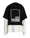 Love Moschino Sweatshirt With Logo In Black