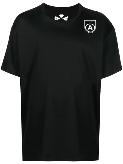 Acronym Graphic-print T-shirt In Black