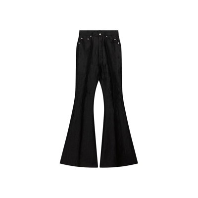 Rick Owens Bolan Bootcut Jeans In Black