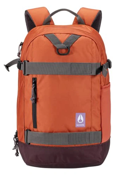 Nixon Gamma Backpack - Vintage Orange Multi - Made With Repreve® Our Ocean™ And Repreve® Recycled Pl