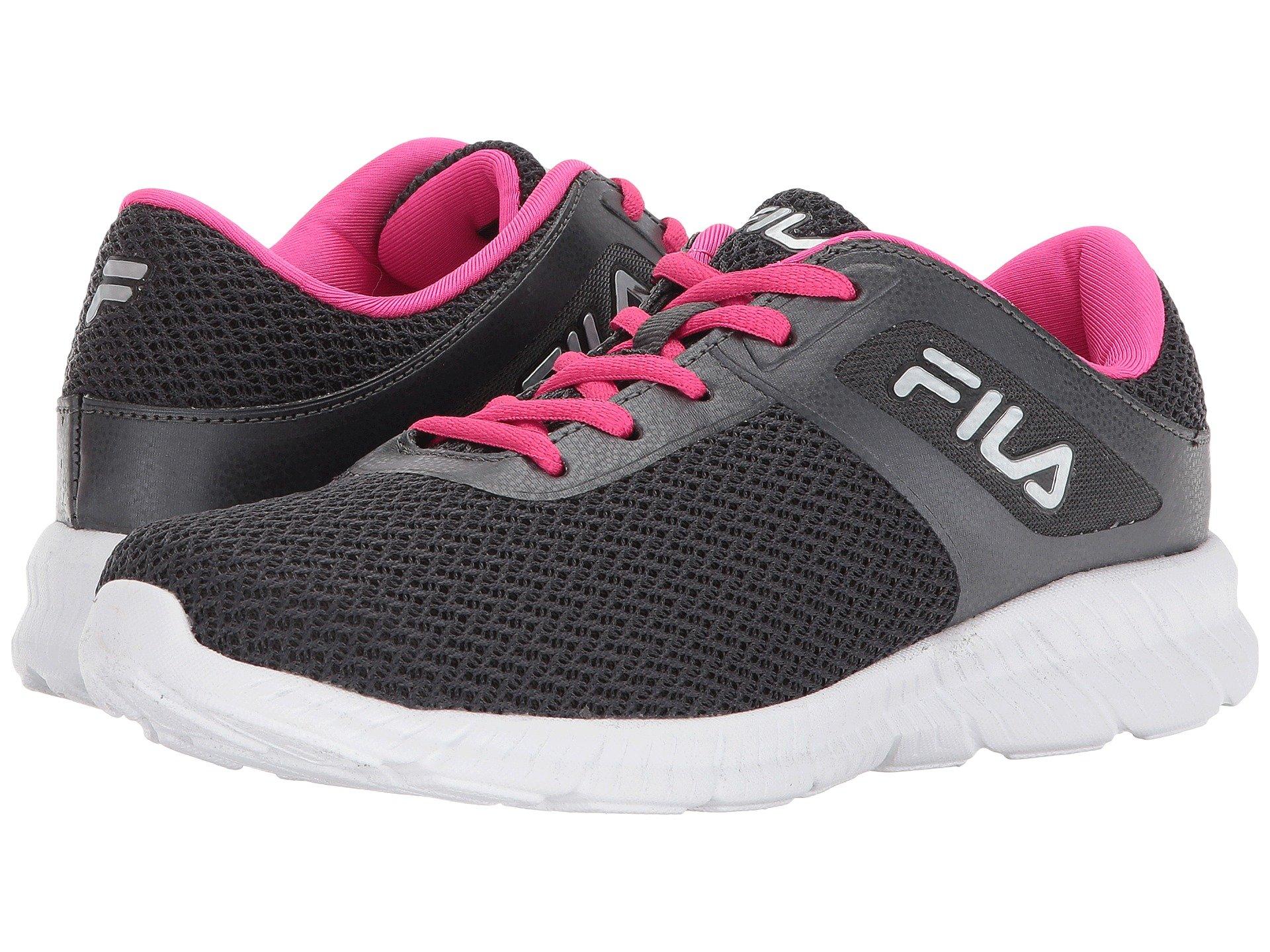 dark pink fila shoes