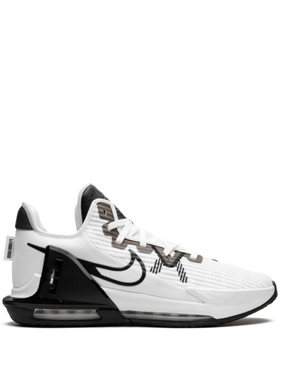 Nike Lebron Witness 6 Basketball Shoes In White/black/white