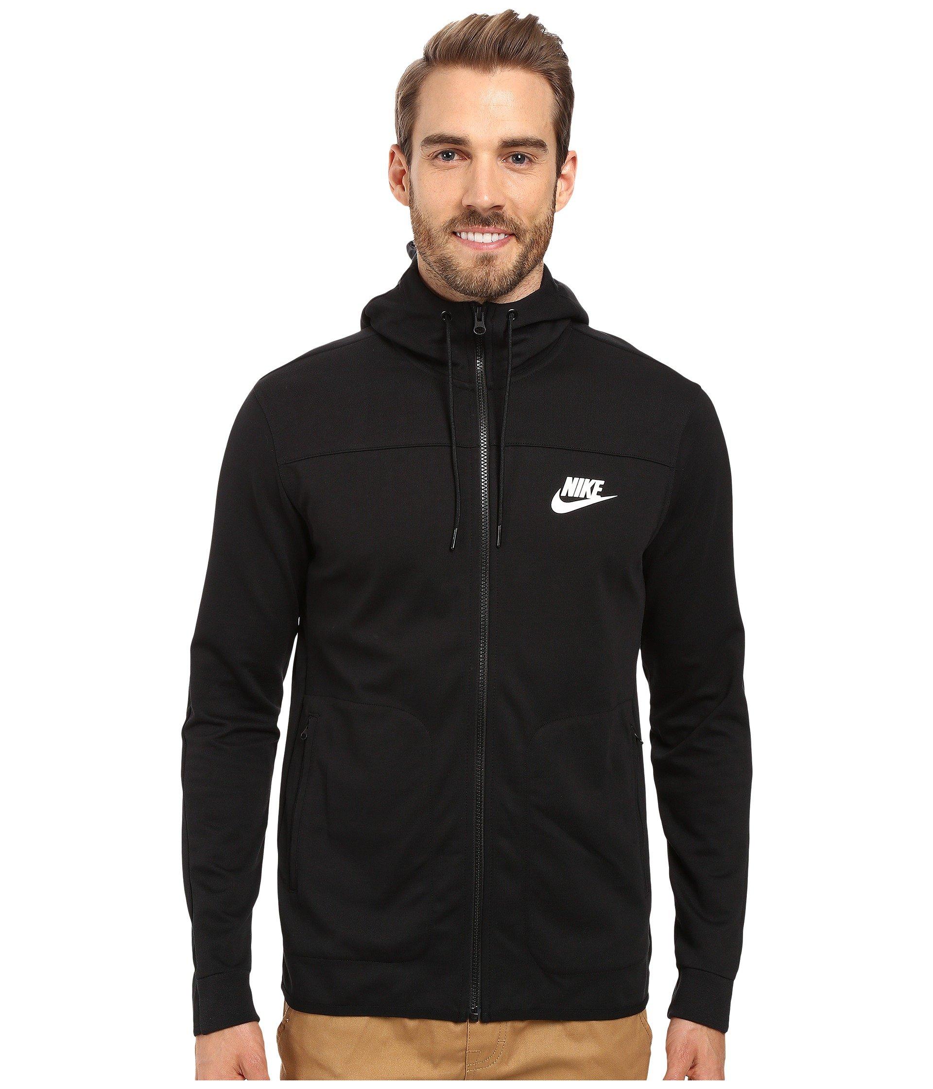 Download Nike Advantage 15 Full-zip Fleece Hoodie In Black/black ...