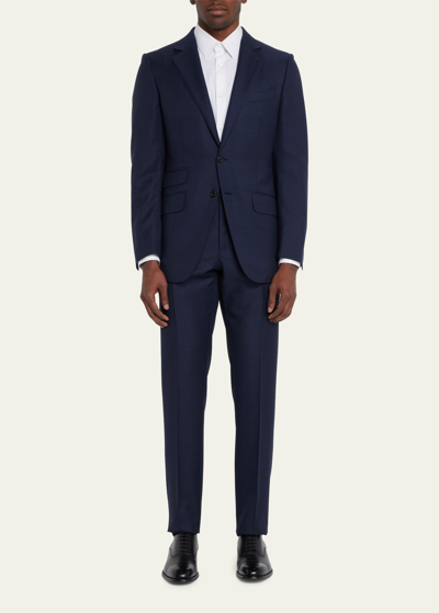 Tom Ford Men's O'connor Micro-structured Suit In Black