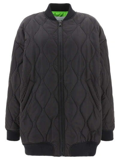 Msgm Womens Black Other Materials Jacket