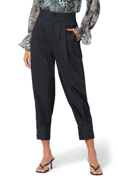 Joie Alexica Cotton Cargo Pants In Black