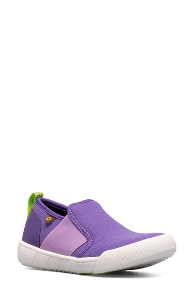 Bogs Kids' Kicker Ii Slip-on Shoe In Purple