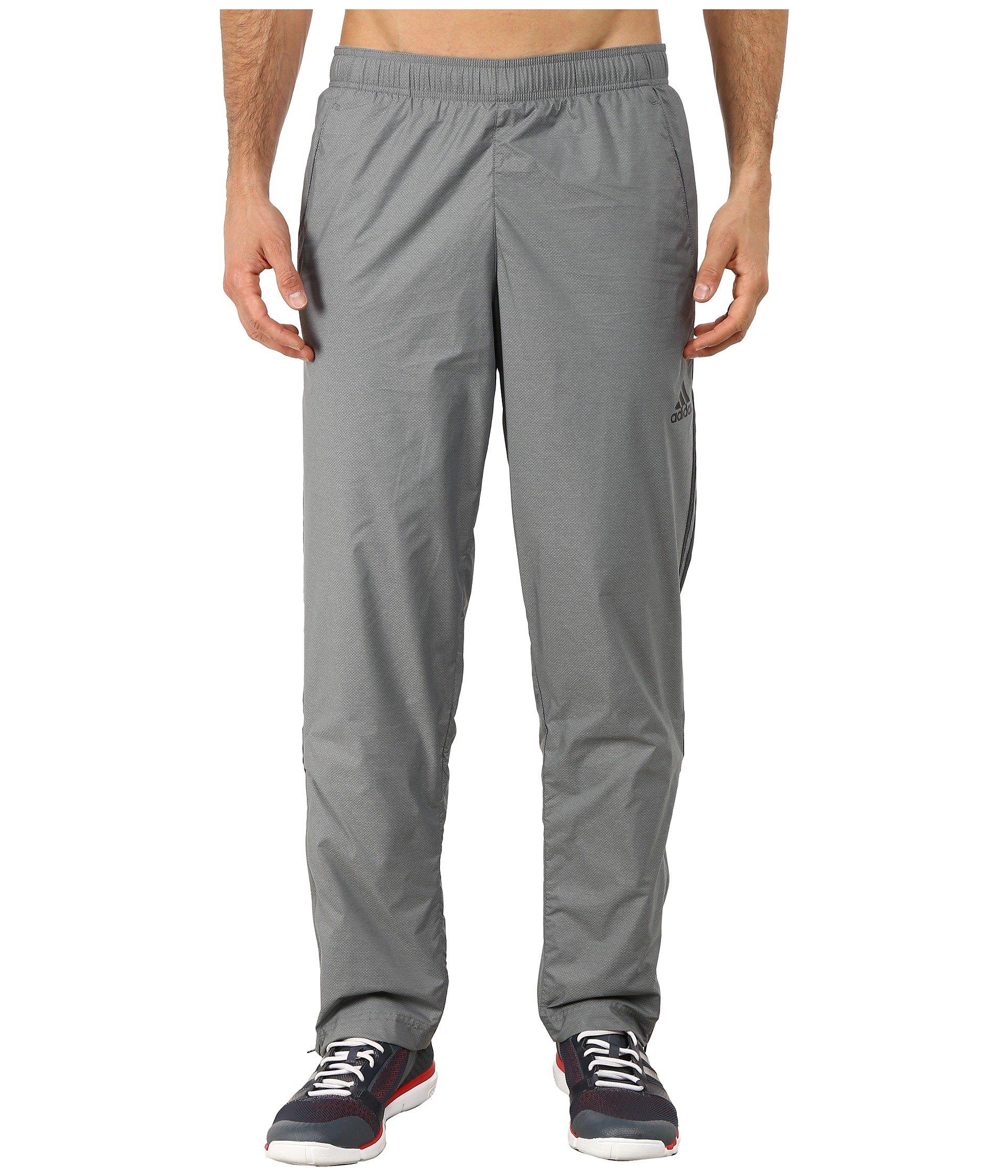 Adidas Originals Essential 3s Woven Pants In Vista Grey/black | ModeSens