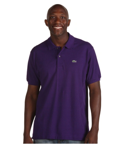 Lacoste L1212 Classic Pique Polo Shirt In Tanzanite Purple | ModeSens