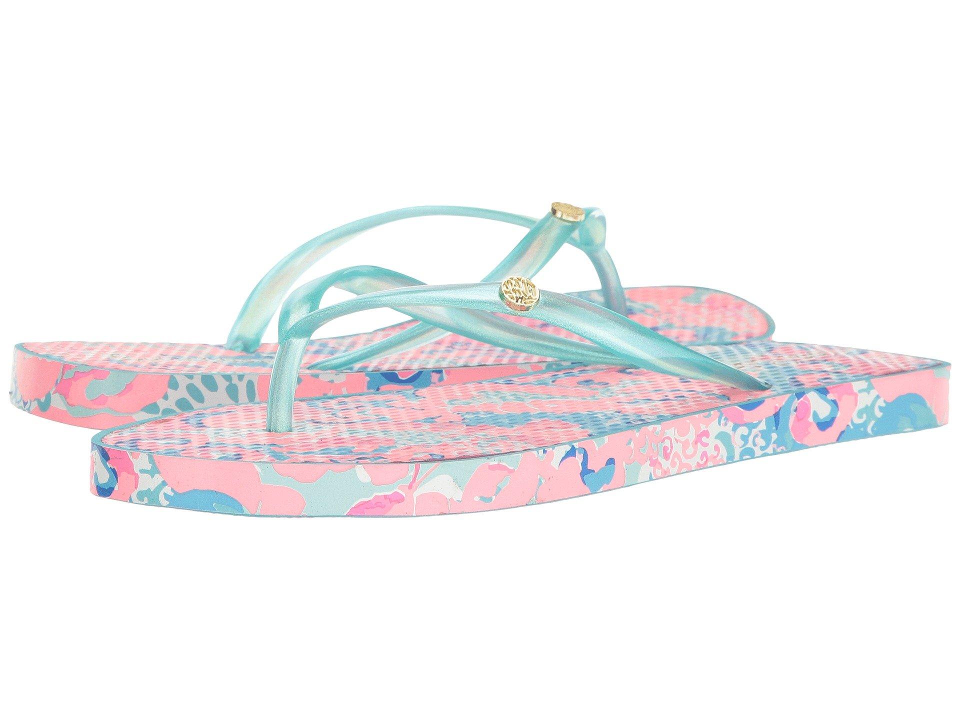 lilly pulitzer flip flops