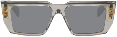 Balmain B - Vi Sunglasses In Grey_crystal