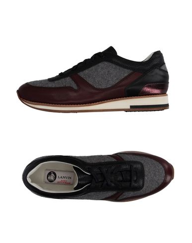 grey lanvin trainers